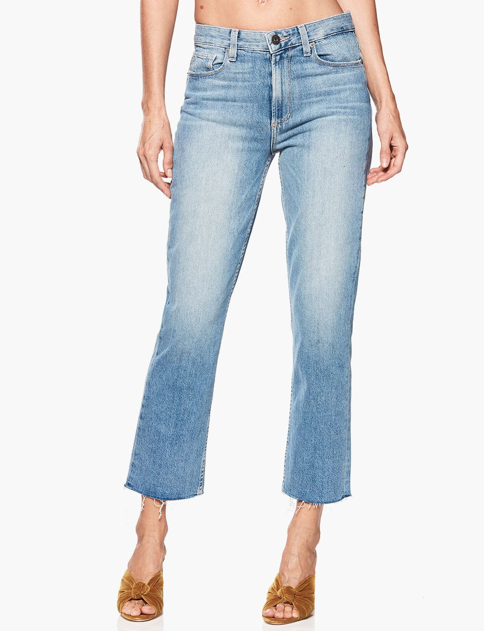 Paige high rise sarah straight Clearance