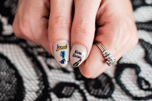 Beyonce Nail Decals