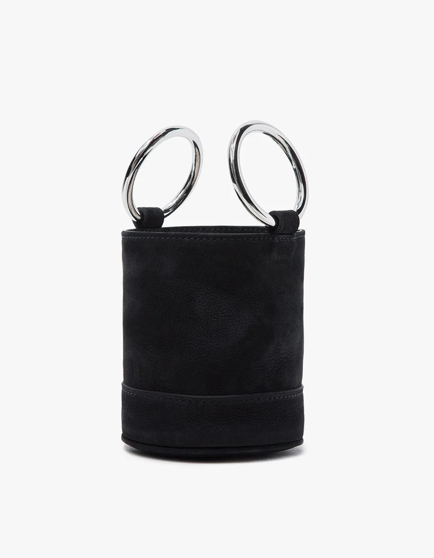 Simon Miller + Bonsai 15 cm Bag in Black Nubuck