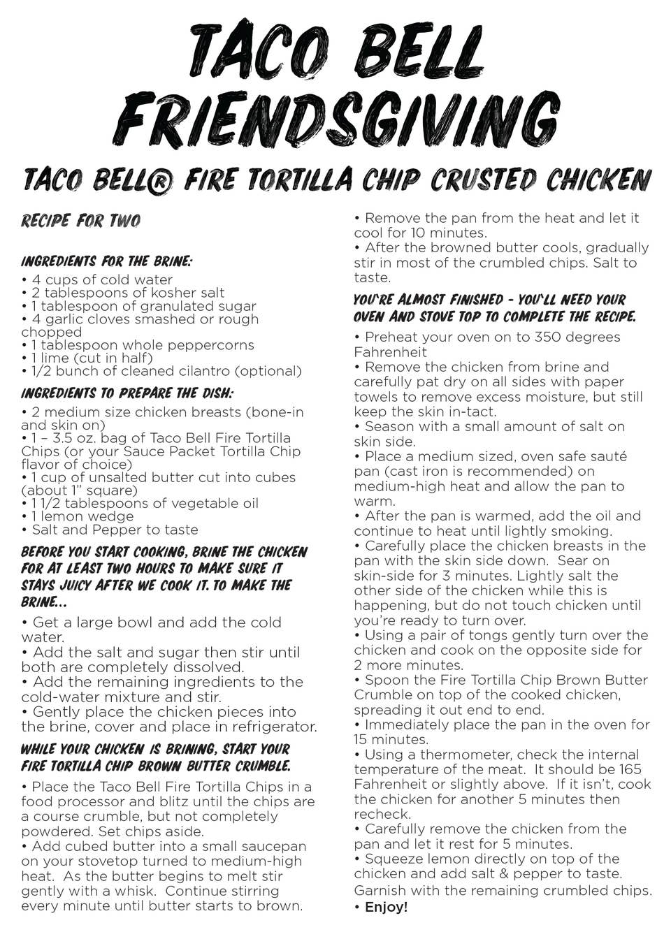 Friendsgiving Menu Recipes