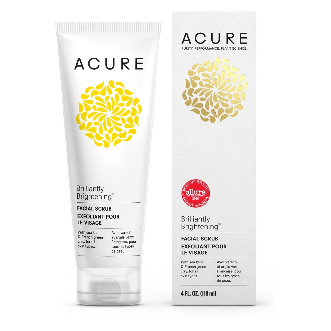 Acure + Brilliantly Brightening Facial Scrub