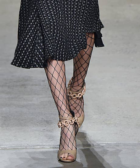 Wind Fishnets NYFW Fashion 