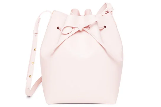 MANSUR GAVRIEL✨ピンクベージュ 【塩水水槽】 バケットバッグ 🎎