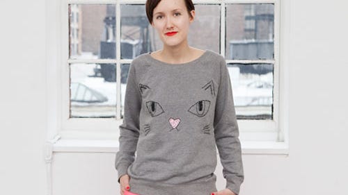 diy kitten sweater