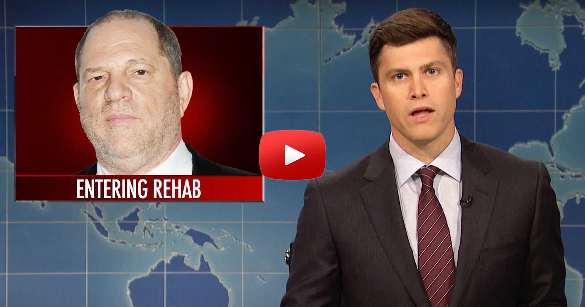 Saturday Night Live Weekend Update Harvey Weinstein