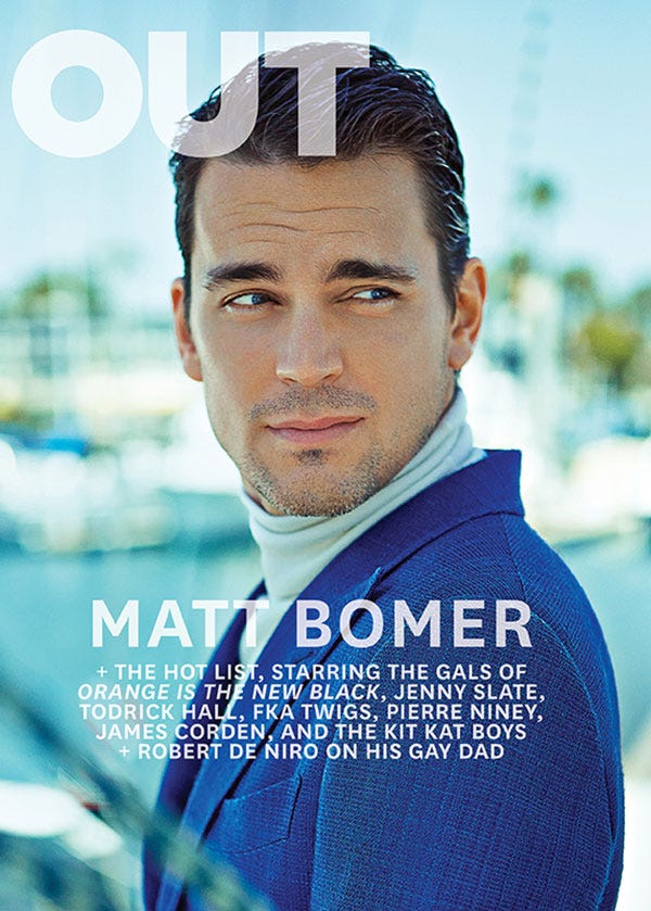 Matt Bomer Out Magazine June July 2014 Cover