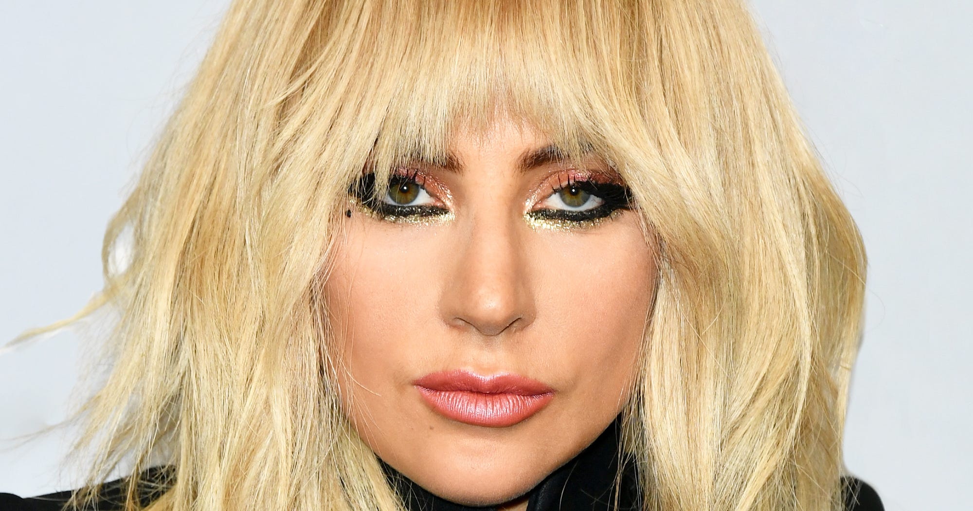 Lady Gaga Best Makeup - Eyeliner Lipstick Glitter