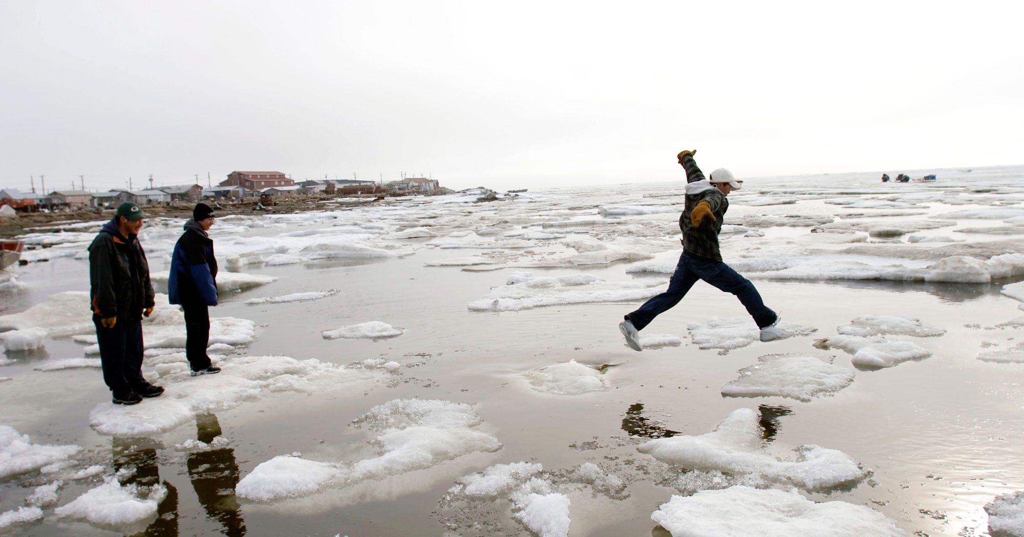 Alaska Village Inuit Relocate Global Warming Melting