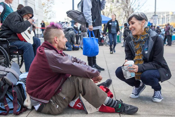 Lava Mae's Doniece Sandoval hopes to show local governments the value of showers for those experiencing homelessness.