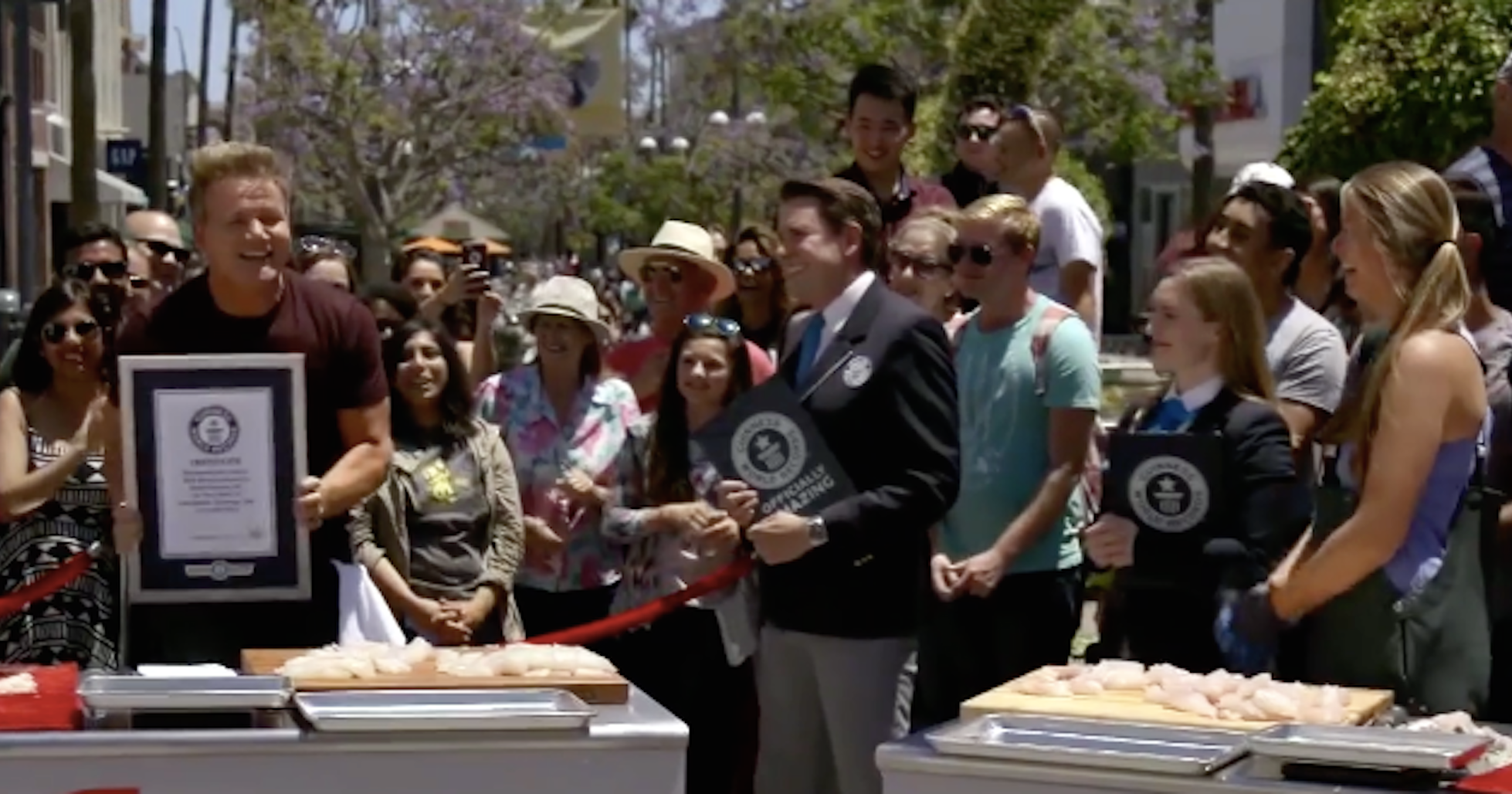 Gordon Ramsay Fish Filleting Guinness World Record