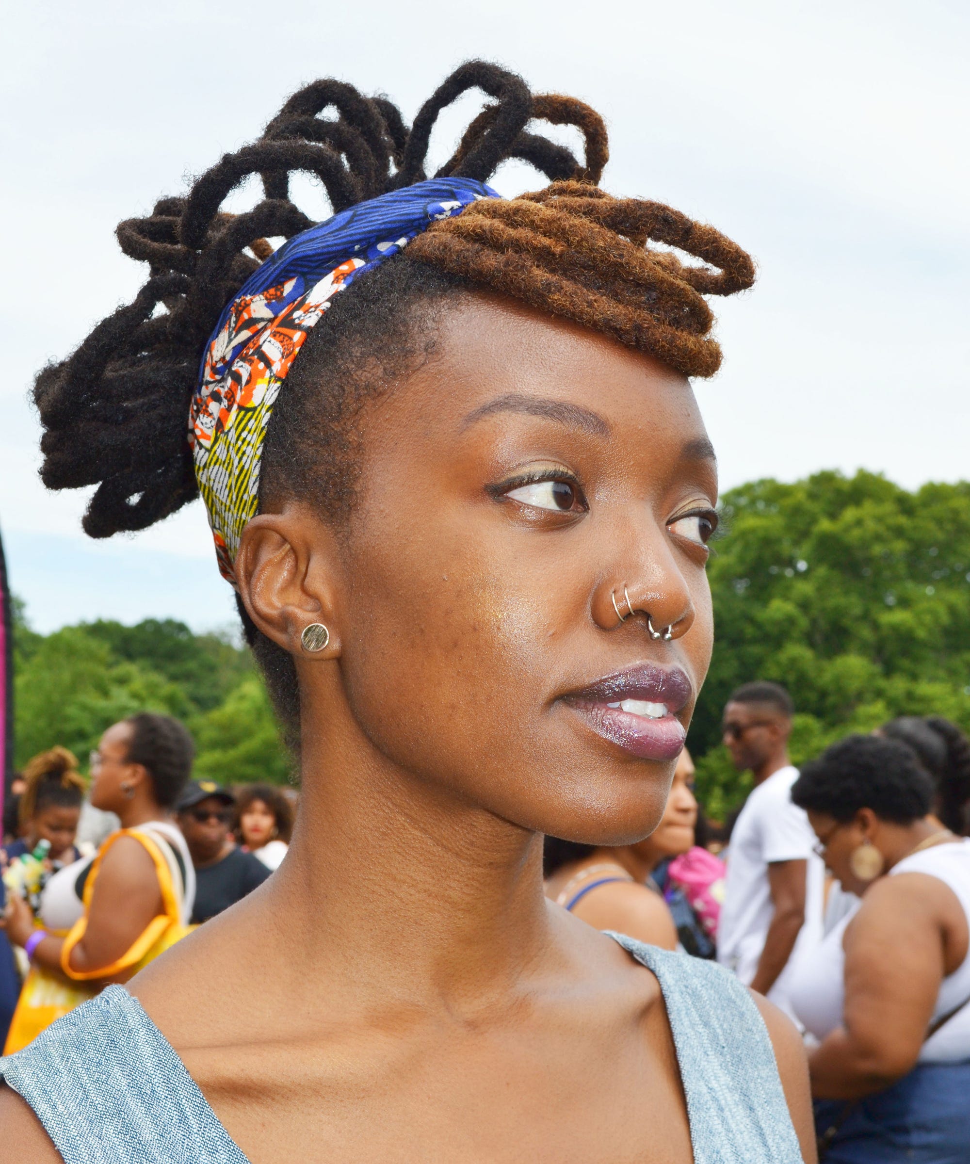 how to wear doek on dreadlocks