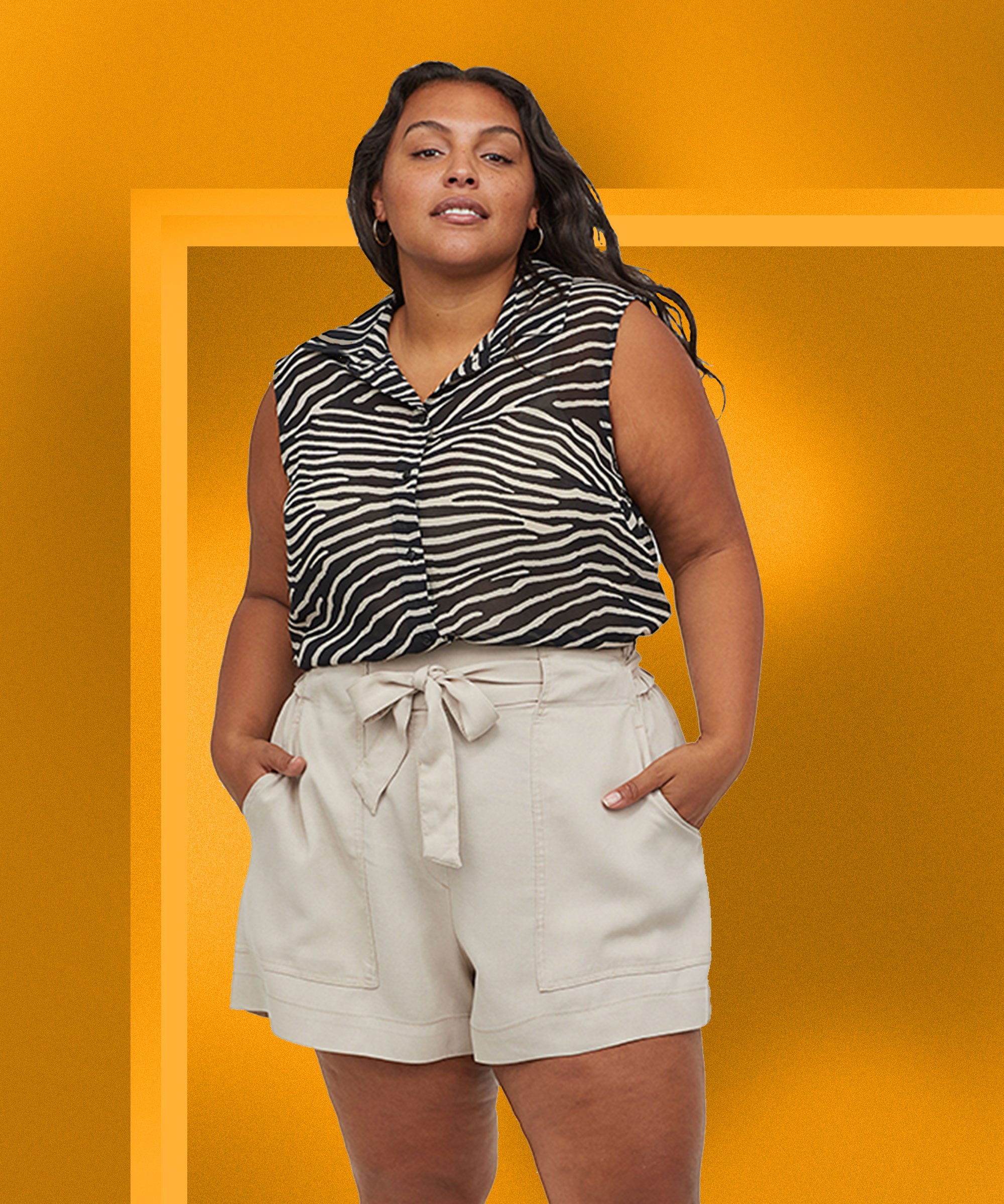 shorts that flatter plus size