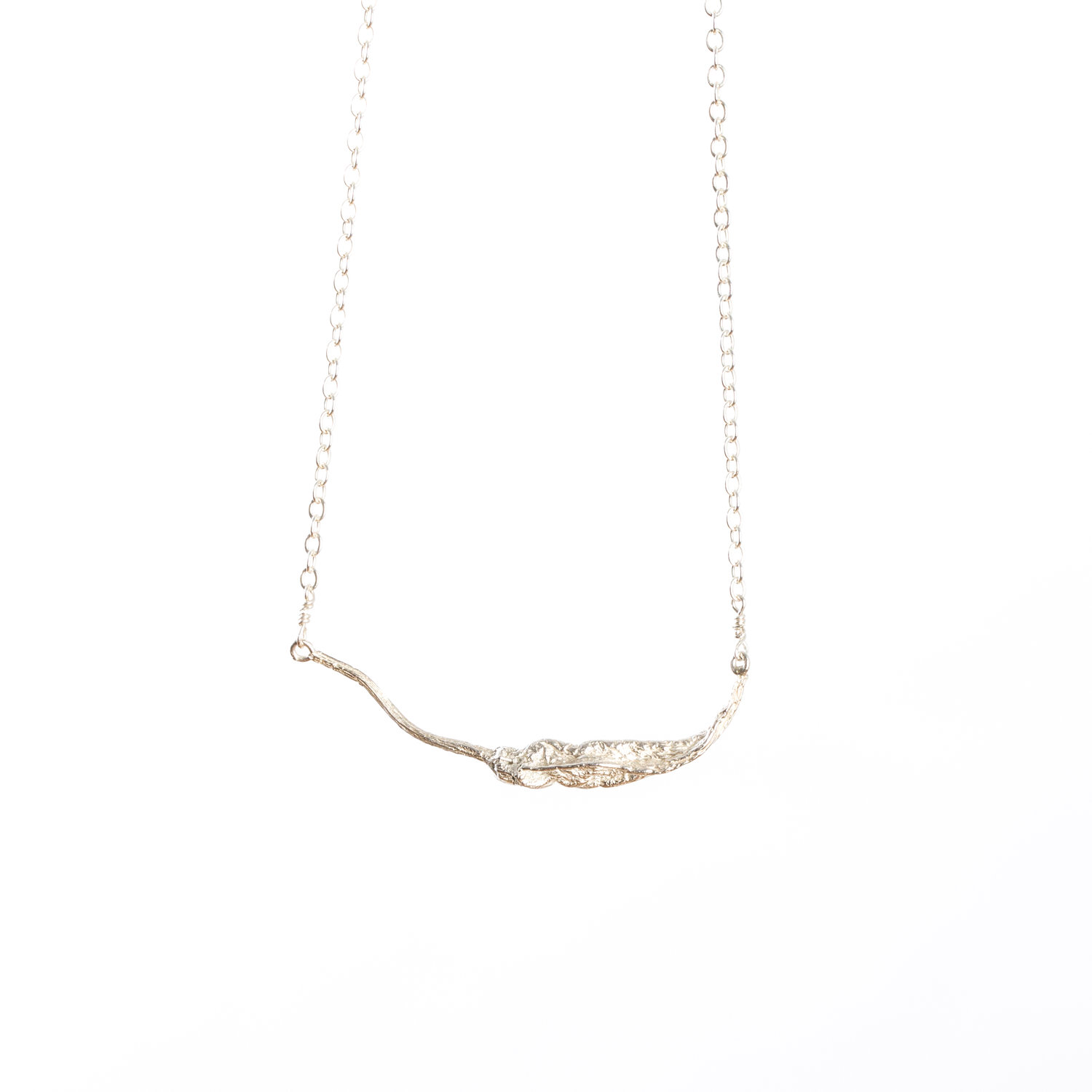 Mia Beckman Jewelry + Sterling Silver Hot Chili Pepper Necklace