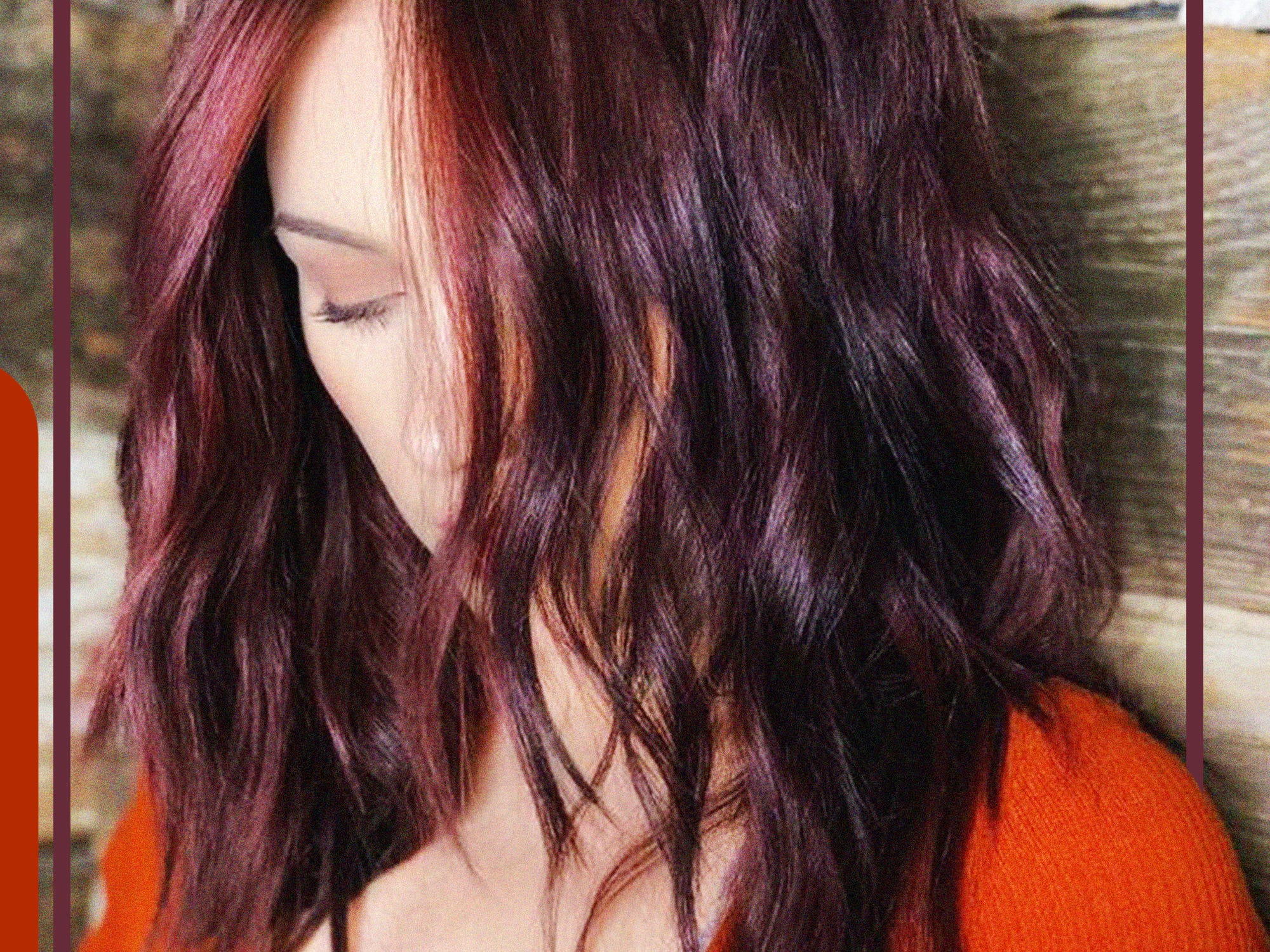 Red Wine Hair Color Trend For Fall