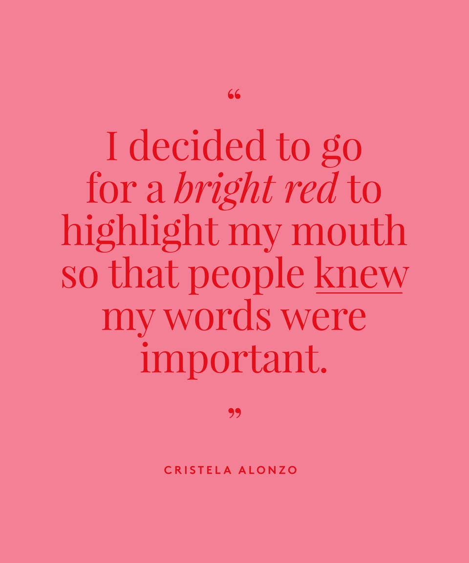 instagram caption on red lipstick