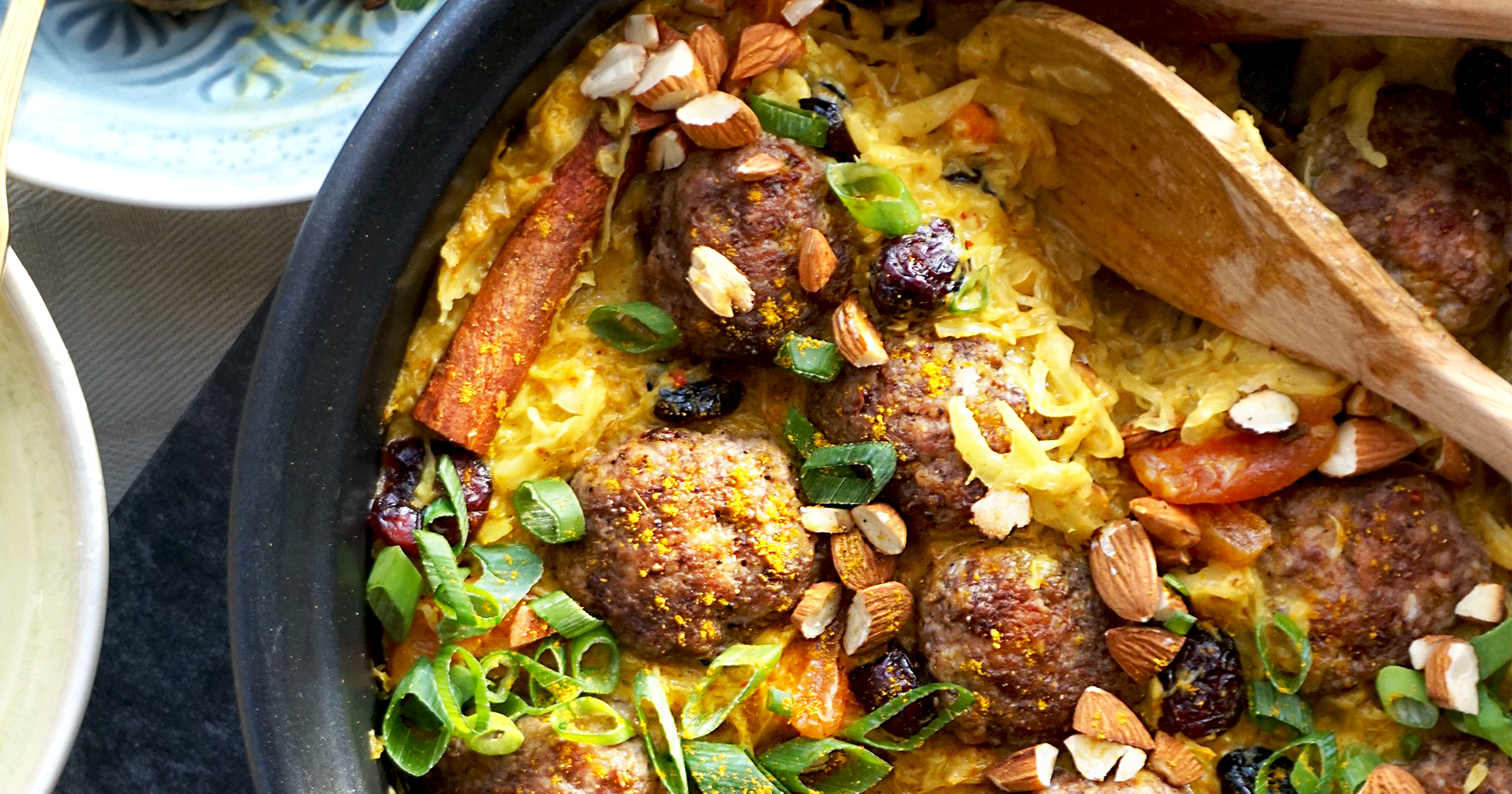 Curry mit Sauerkraut