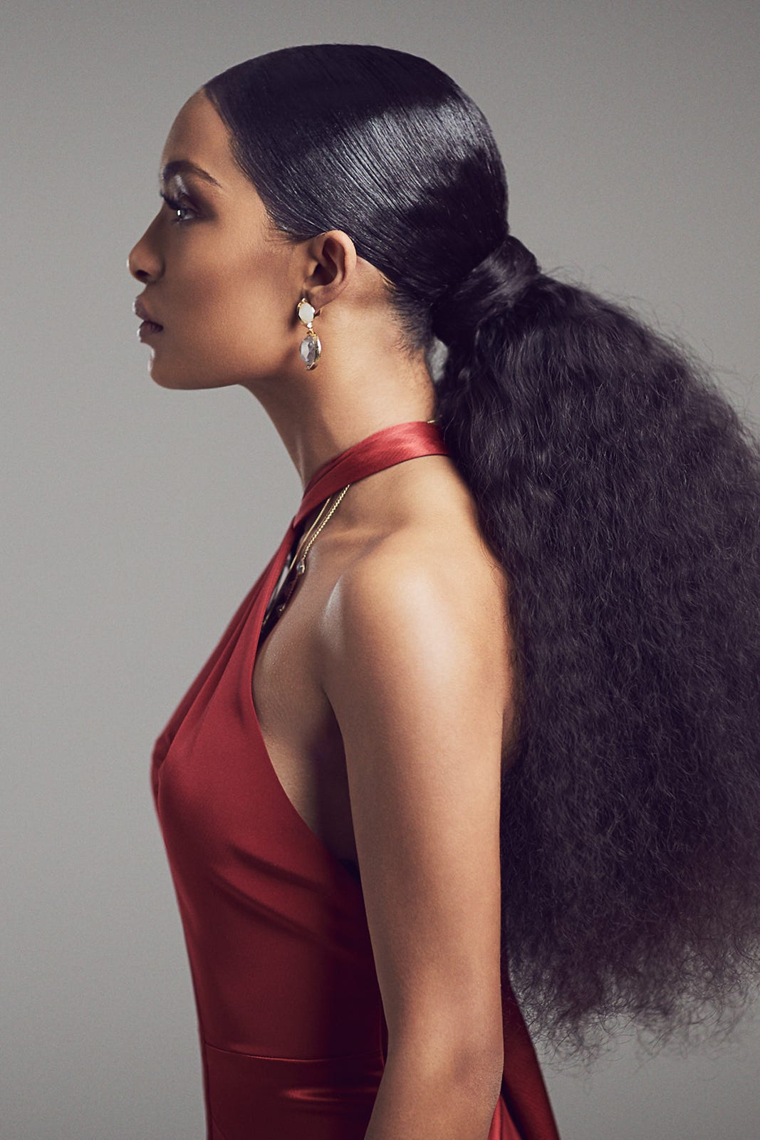 Yara Shahidi Natural Hair No Heat Curls Stylist Look