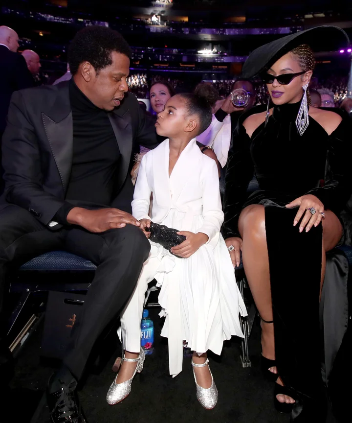 beyonce grammys black dress Beyonc Arrives Fashionably Late to 2023 Grammys in High Fashion Look