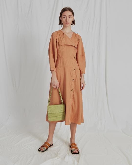 Rejina Pyo + Michaela Dress Linen Sienna