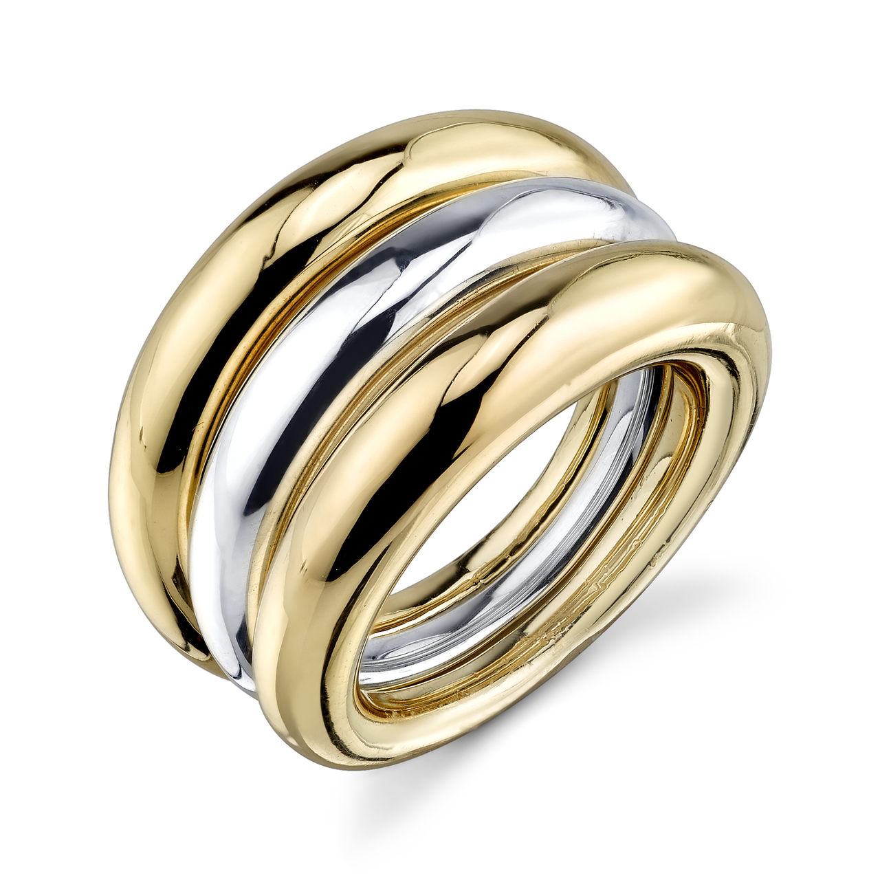 Gabriela Artigas + Pave Disc Signet Ring