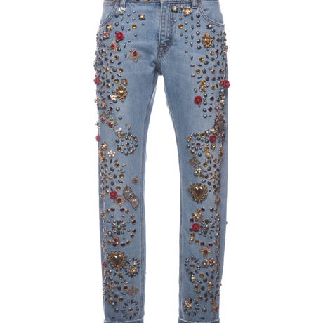 Dolce and Gabbana Embellished Boyfriend 