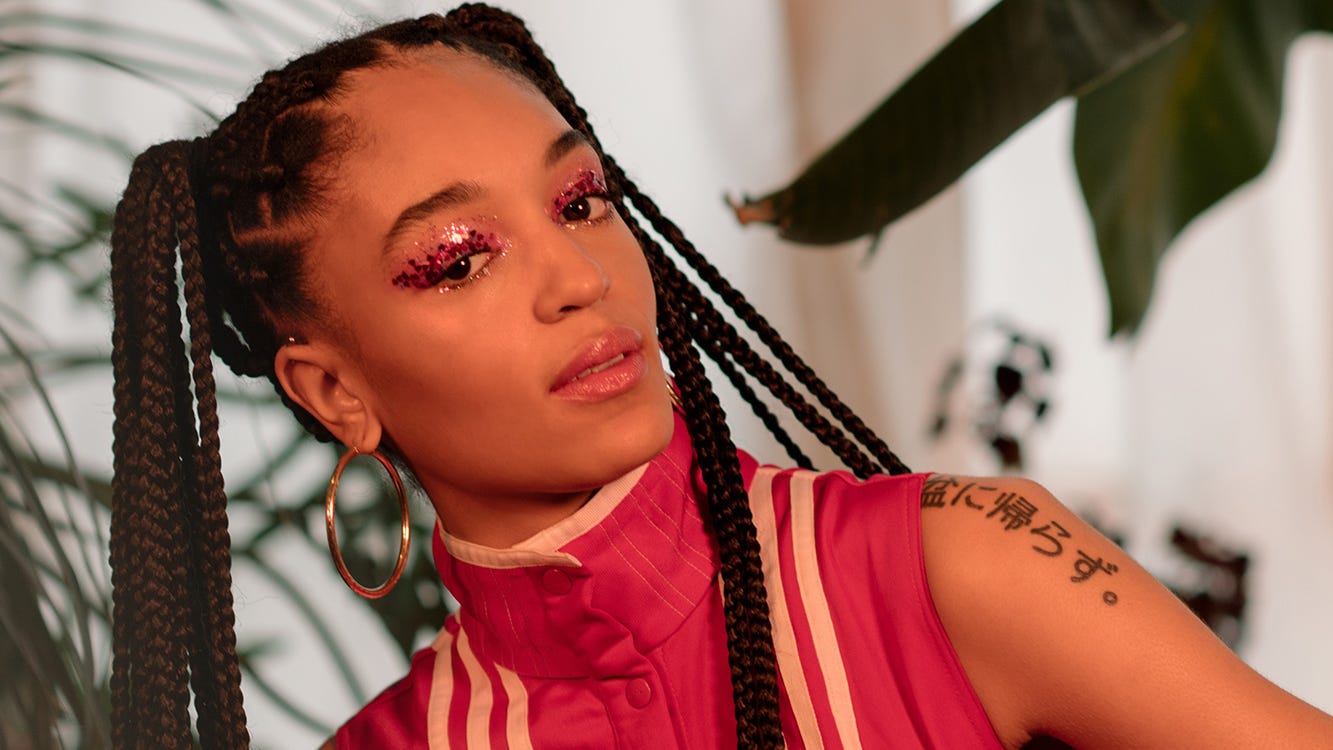 Model Indira Scott Is Known For Box Braids And Glitter