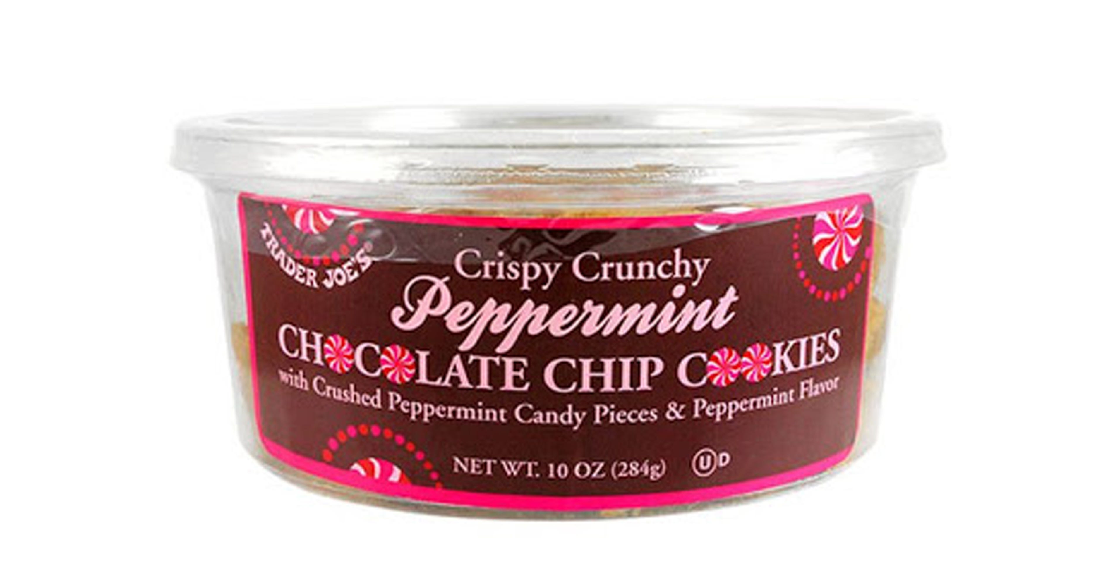Trader Joe's Peppermint Chocolate Chip Cookies