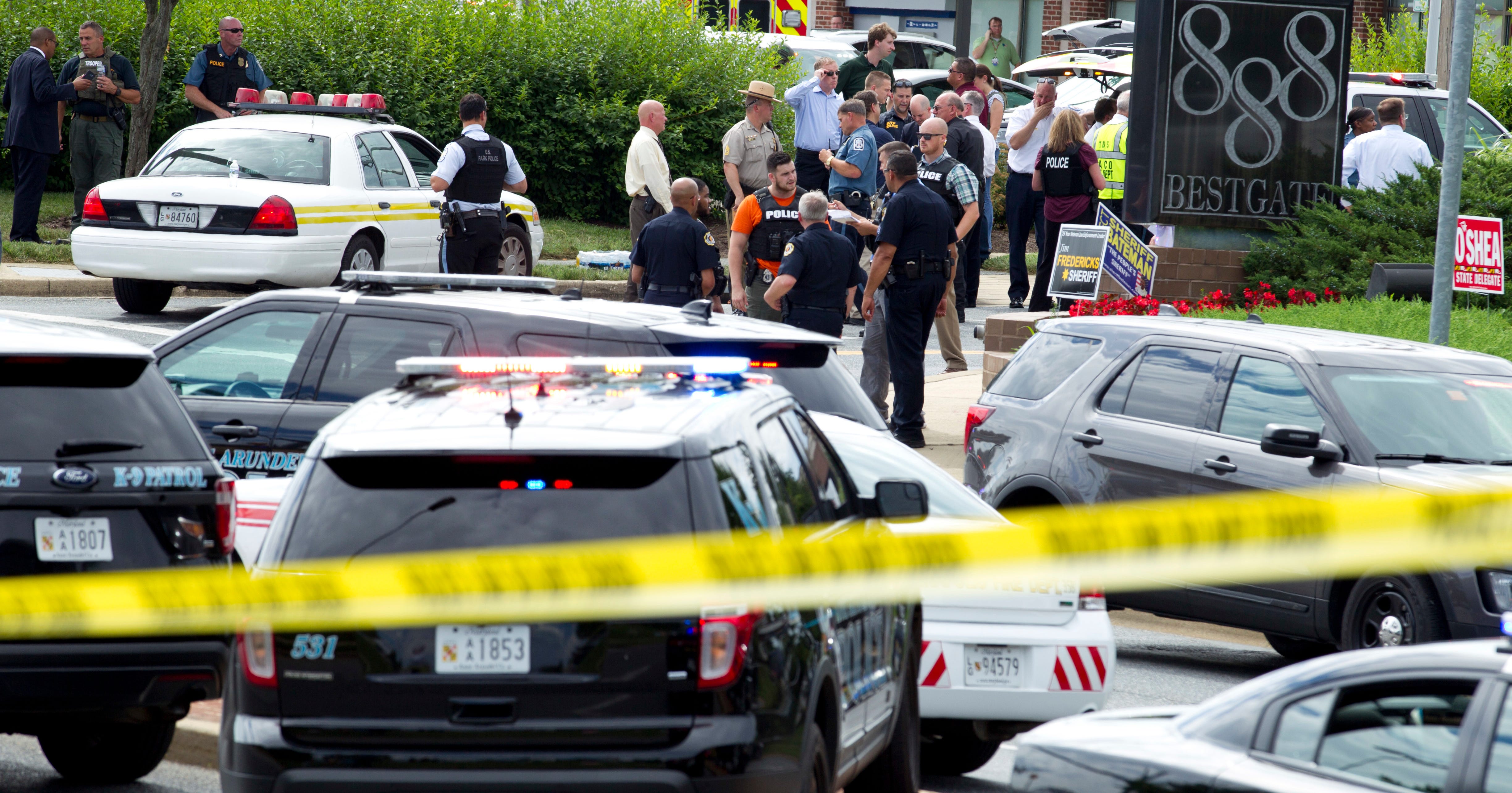 Five Killed In Annapolis, Maryland Newsroom Shooting