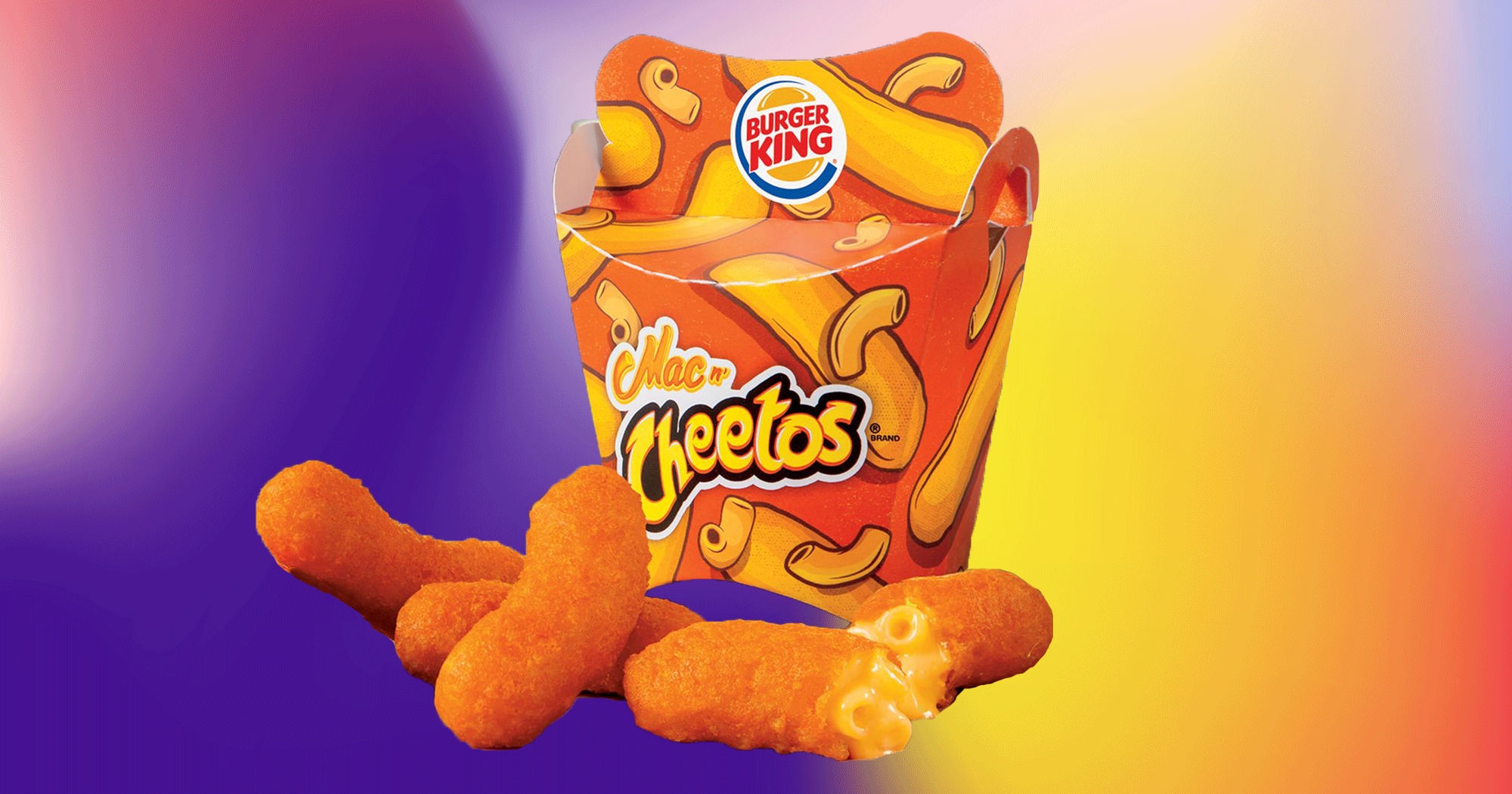 Burger King Mac N Cheetos Macaroni And Cheese Sticks
