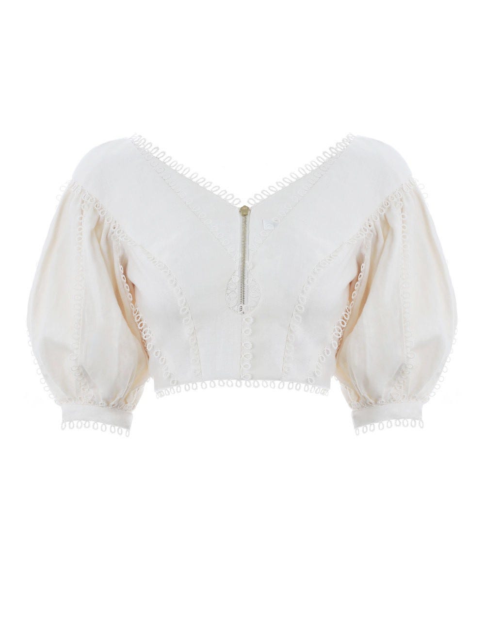 Zimmermann Painted Heart Ruffle Bodice (For Hire)
