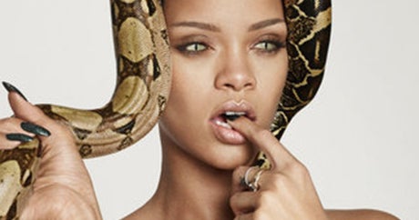 Rihanna Nude Damien Hirst GQ British November 2013