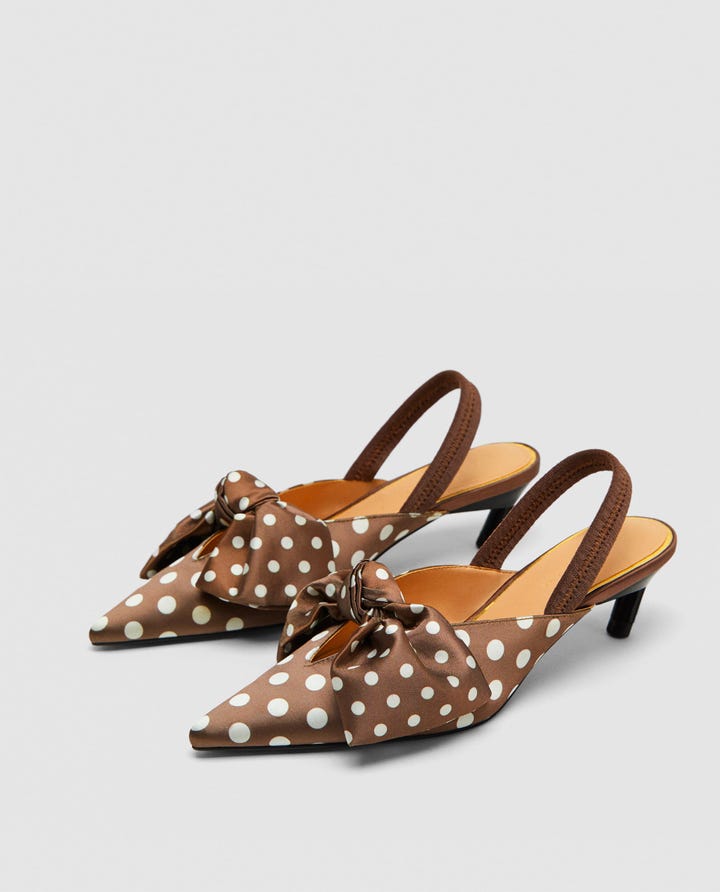 Brown Polka Dot Trend, Pretty Woman Polo Match Dress