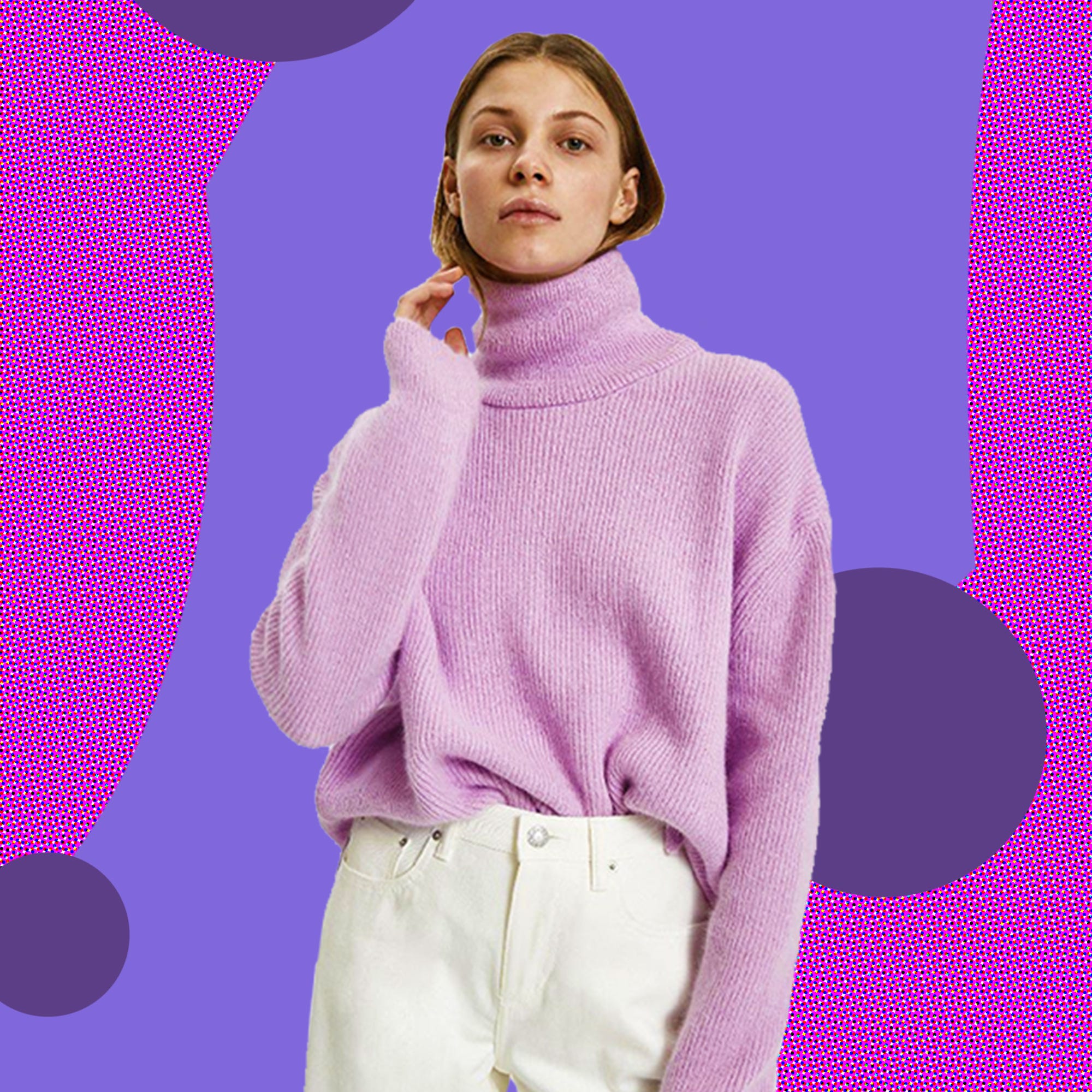 pastel color sweater