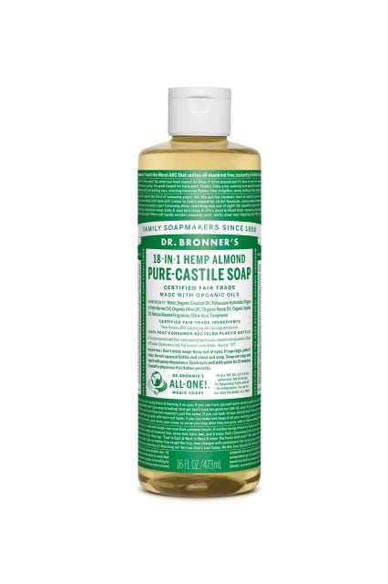 Dr. Bronner’s + 18-In-1 Hemp Pure Castille Soap Almond