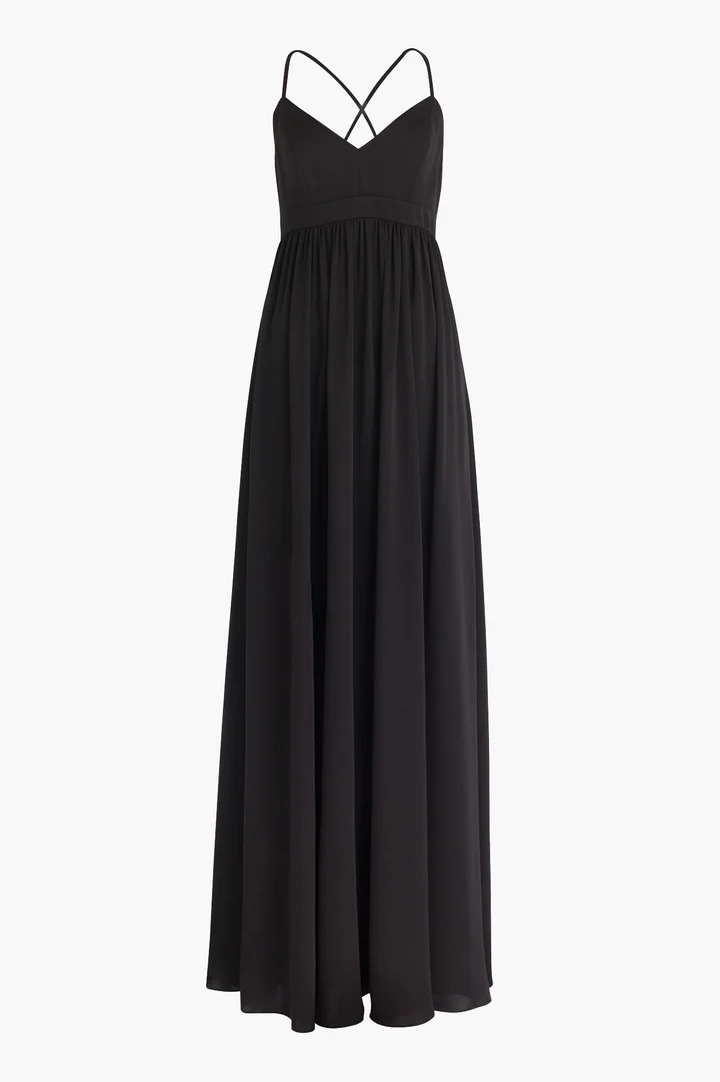 long dress knot tie Lime Front Tie Knot Maxi Dress – BLANK main image 1