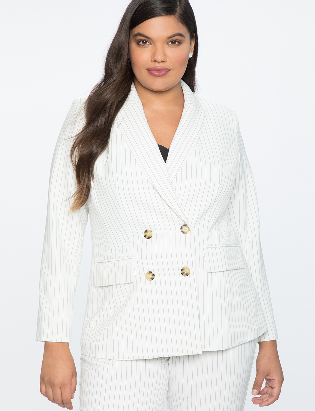 Double-breasted pinstripe Blazer