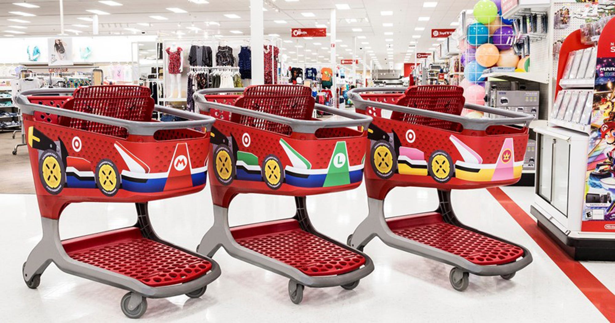 Target Sfs Cart Target Shopping Cart Mario Kart Nintendo Switch Release