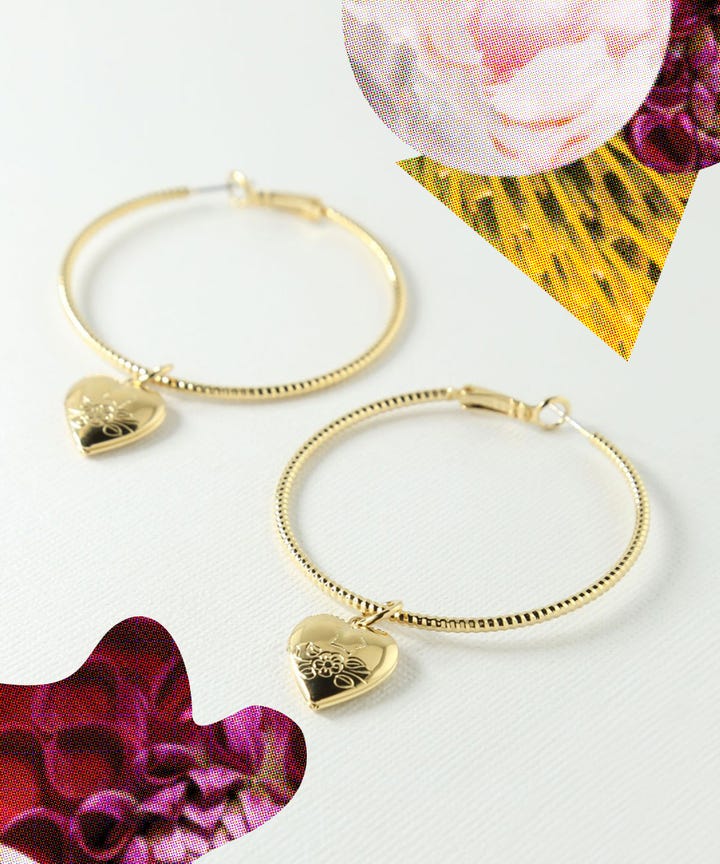 Cute Locket Necklaces And Earrings Keepsake Jewelry