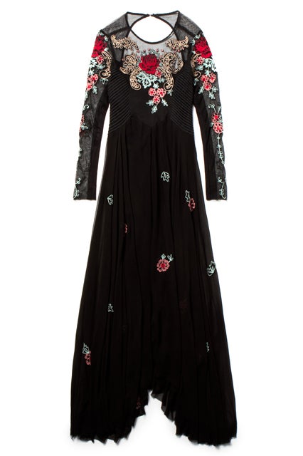 embroidered babydoll dress Babydoll Short Embroidered Fancy Prom Dress main image 0
