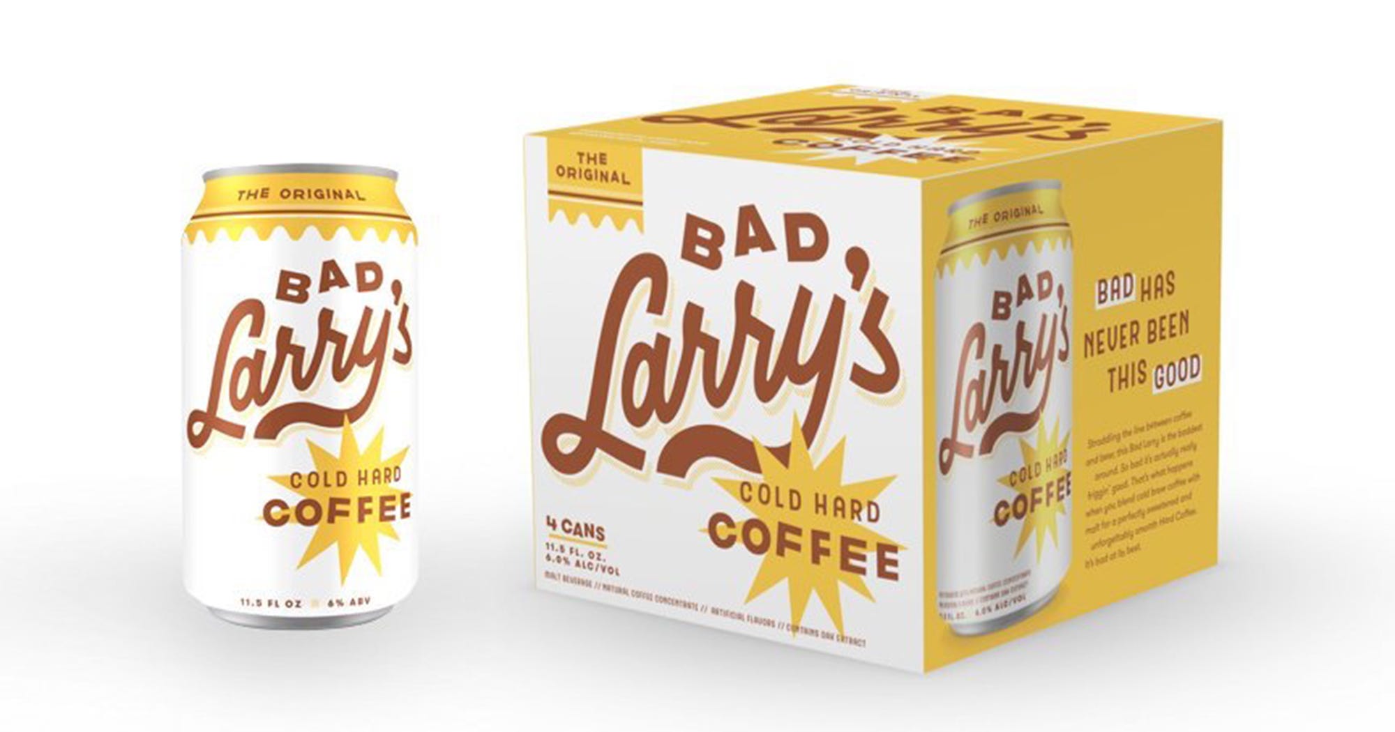 Bad Larrys Cold Hard Coffee; Alcoholic Cold Brew