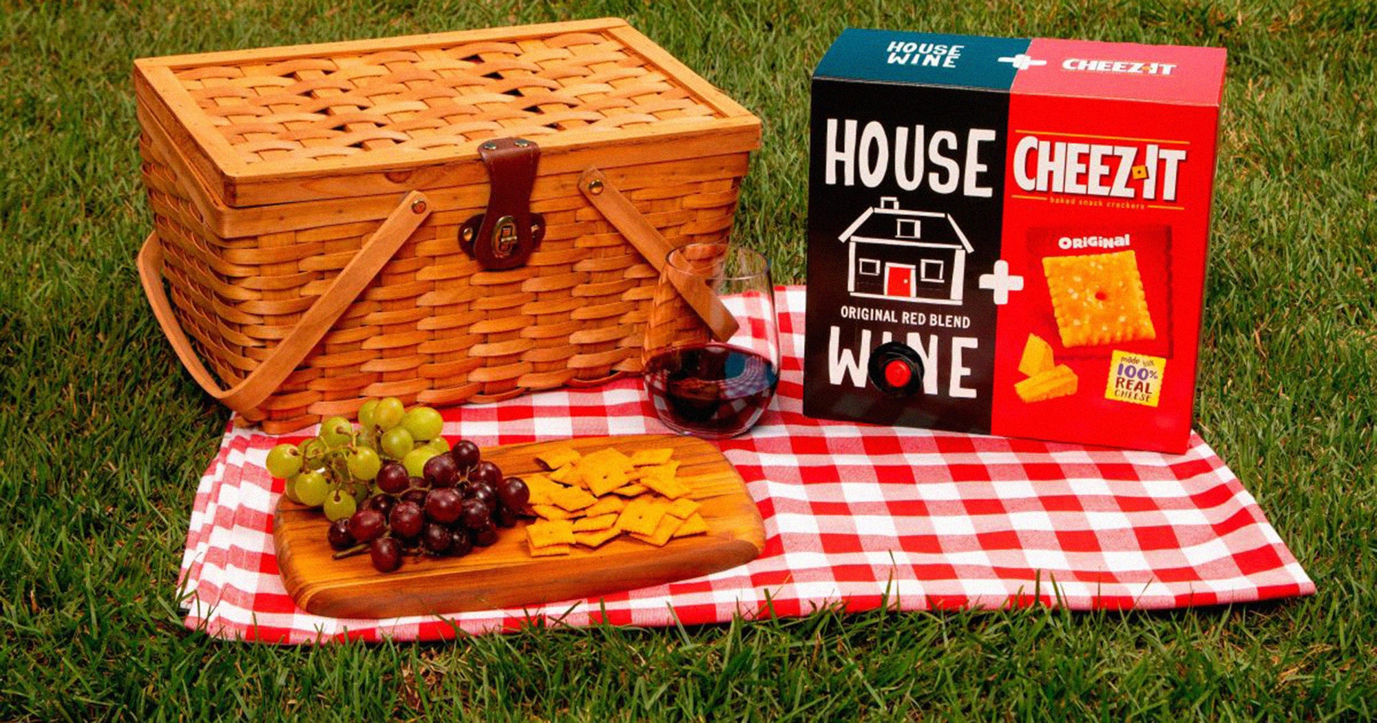 CheezIt, House Wine Team Up For Boxed Wine Snack Pack