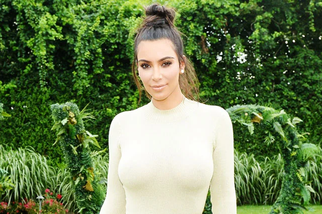 Kim Kardashian Hair Extensions Bun