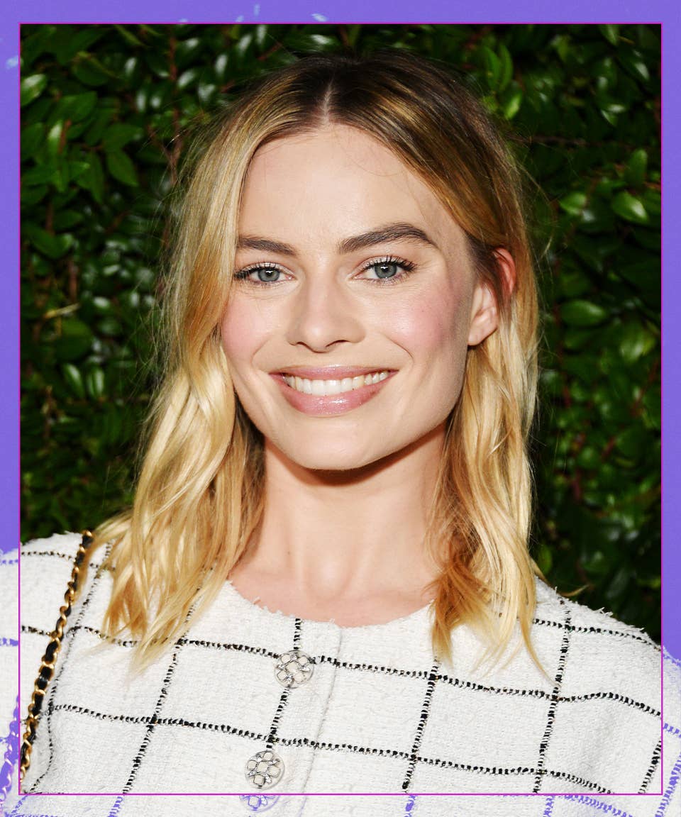 Margot Robbie Dark Roots Long Hair Tribeca Film Fest