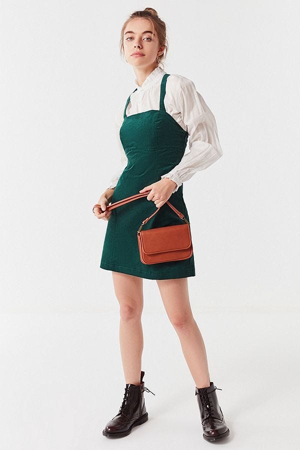 green emerald velvet dress 1 the Woman