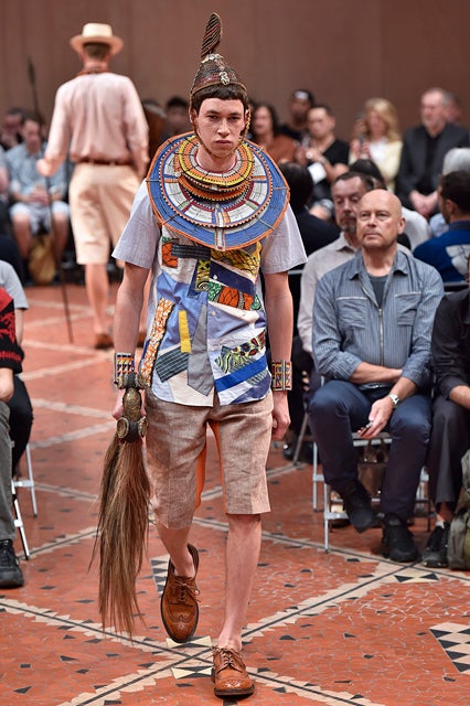 Junya Watanabe African-Themed Show Spring 2016