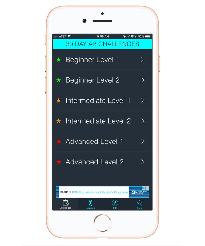 Best Fitness Challenge Apps 2018 Workout Trackers