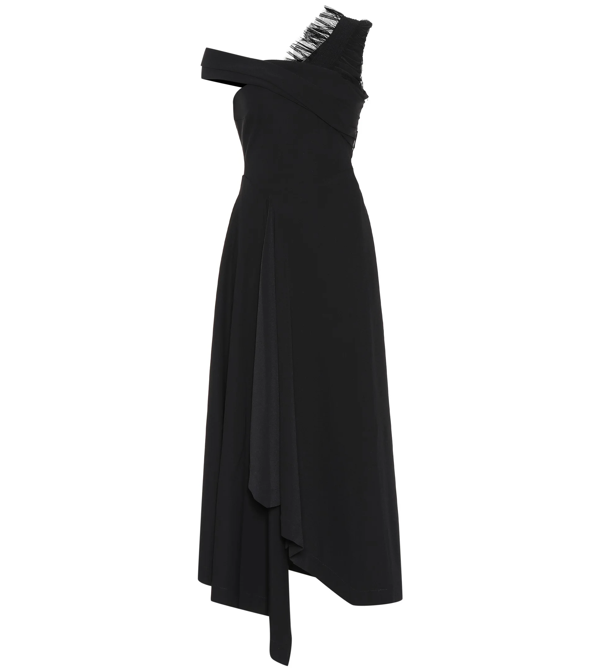 Preen by Thornton Bregazzi + Asymmetric Draped Dress