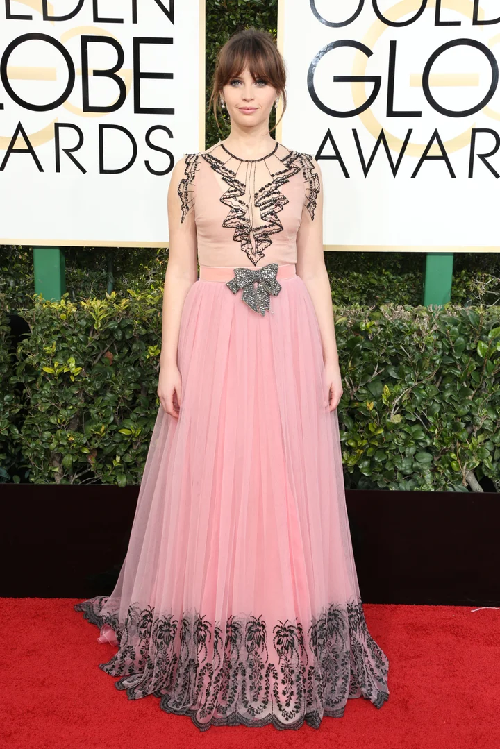 emma stone golden globes 2017 dress Emma Stone wins her first Golden Globe