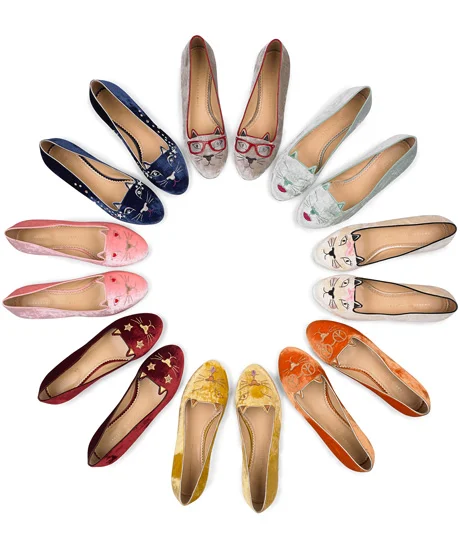 Charlotte Olympia Kitty Flats - Cat-Inspired Accessory