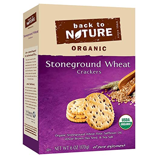 Back To Nature + Back to Nature Organic Stoneground Wheat Crackers